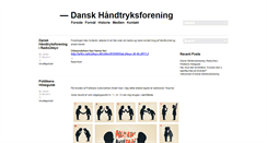 Desktop Screenshot of haandtryk.dk